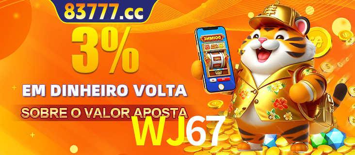 Promoção para baixar e instalar o aplicativo do cassino WJ67. O banner oferece uma recompensa de R1aR1aR8, com a imagem de uma cobra sobre moedas de ouro.