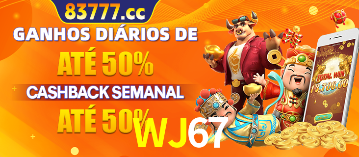 Anúncio de um membro ganhador do cassino WJ67 que ganhou R$2.193.486,00 jogando o slot PG Fortune Tiger, com os mascotes do jogo comemorando o prêmio.