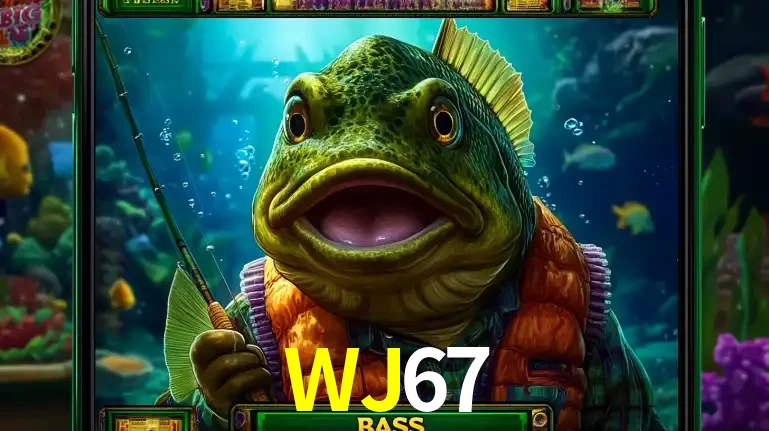 Personagem de peixe pescador do popular jogo de slot com tema de pescaria, uma das emocionantes opções de caça-níqueis para jogar e ganhar no cassino WJ67.